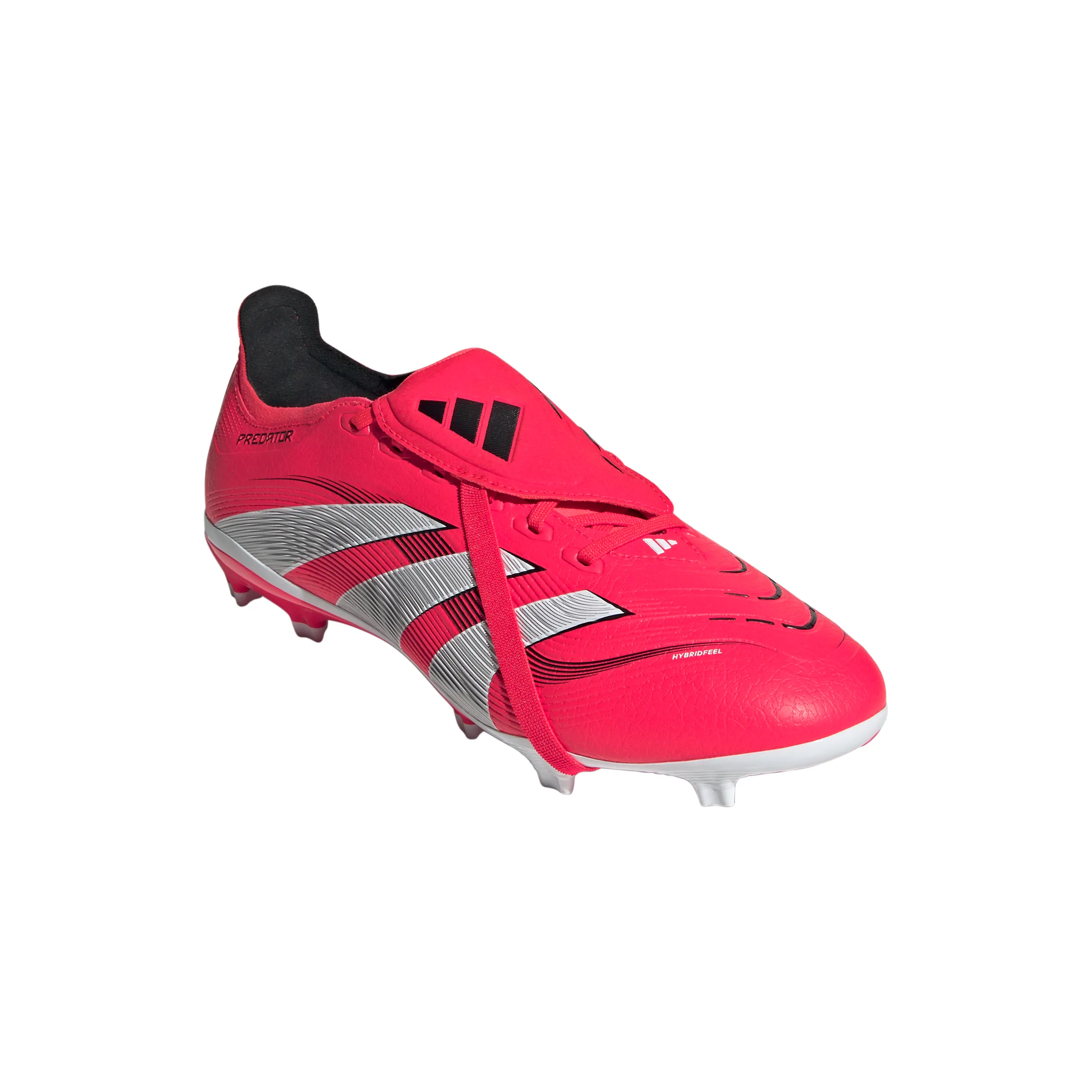 adidas Predator League Fold Tounge FG/MG Soccer Cleat - lucid red/ftwr white/core black