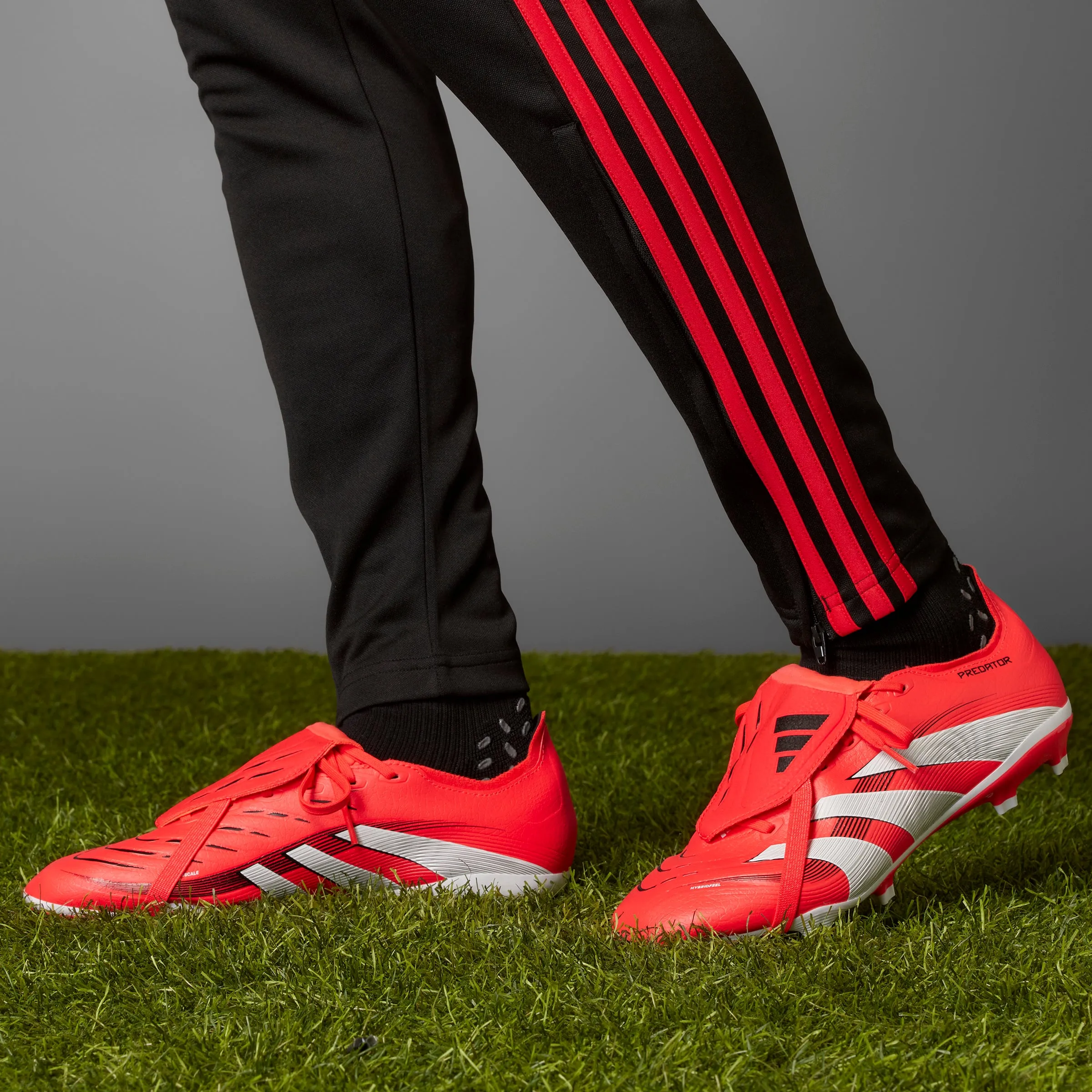 adidas Predator League Fold Tounge FG/MG Soccer Cleat - lucid red/ftwr white/core black