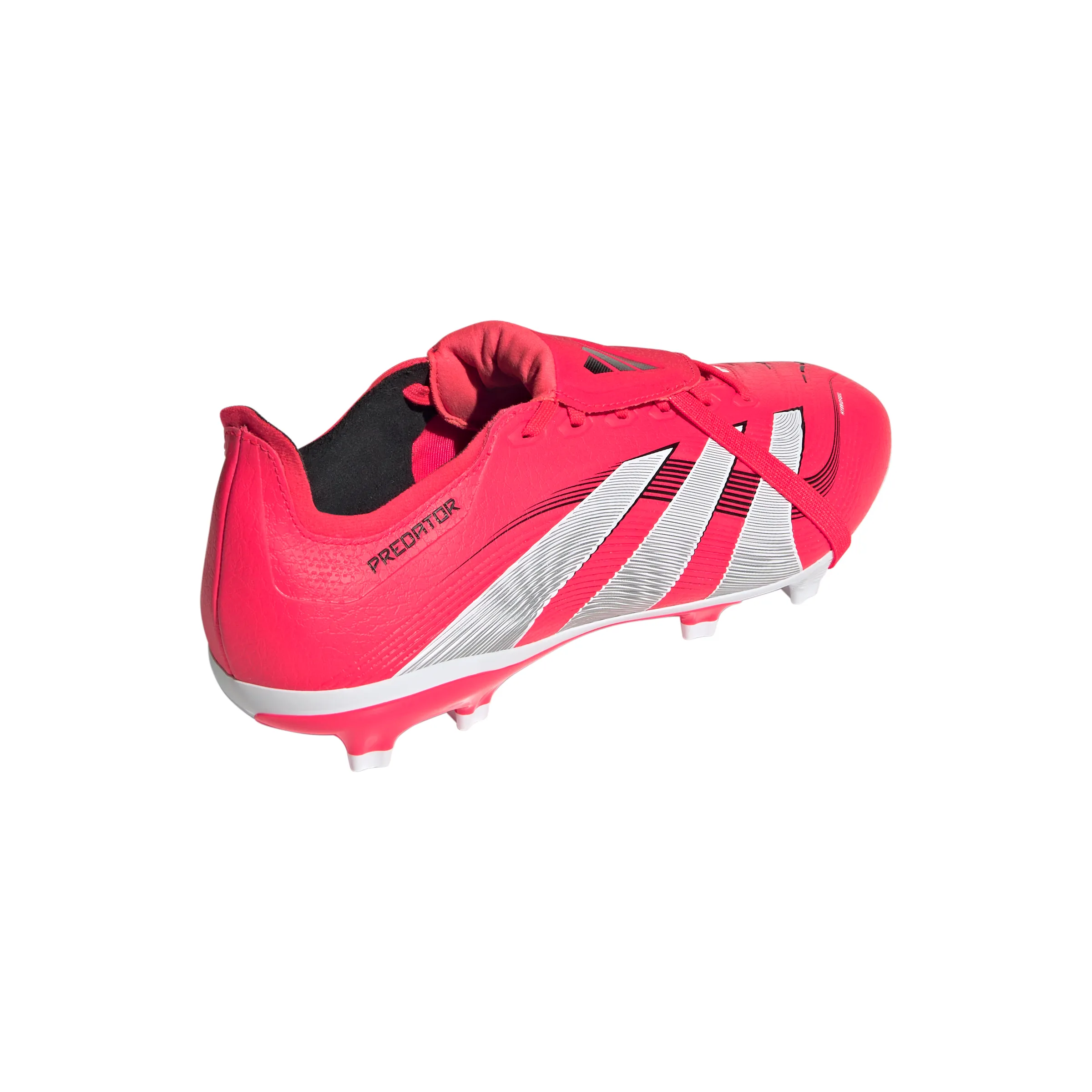 adidas Predator League Fold Tounge FG/MG Soccer Cleat - lucid red/ftwr white/core black