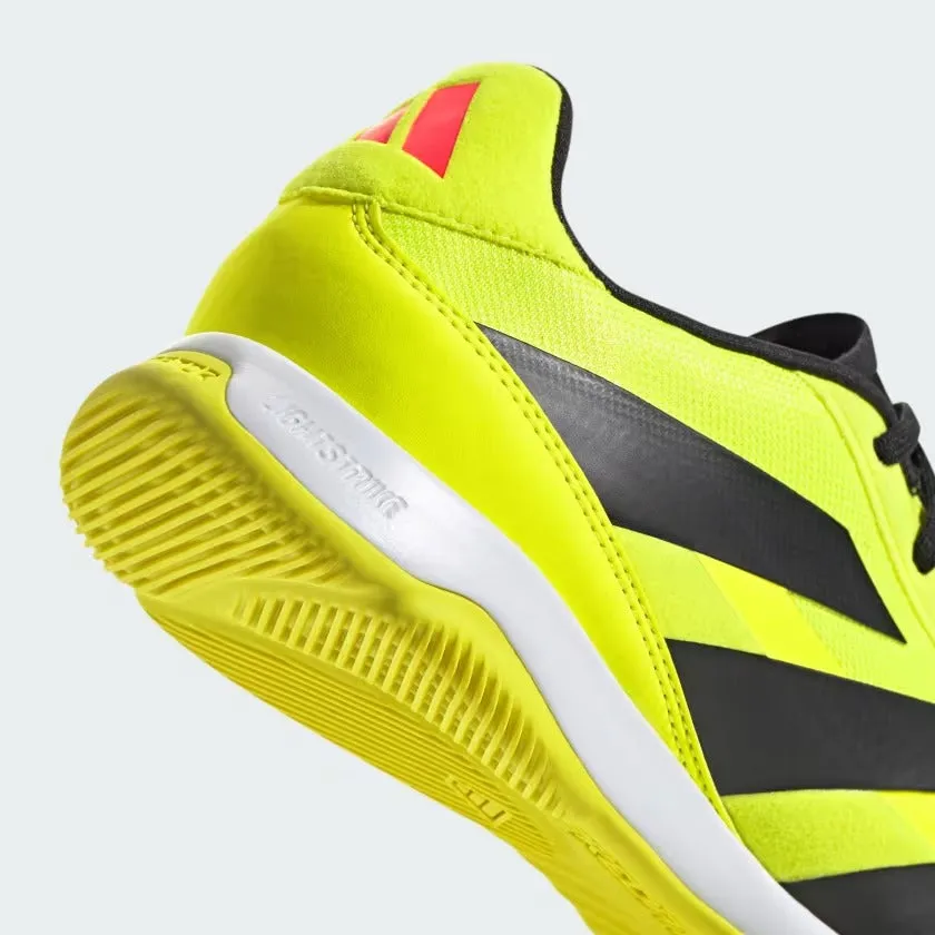 adidas Predator League IN Indoor Soccer Shoes - Tesoye Black/ Solar Red