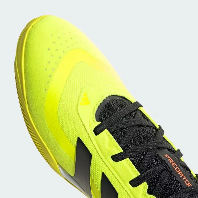 adidas Predator League IN Indoor Soccer Shoes - Tesoye Black/ Solar Red
