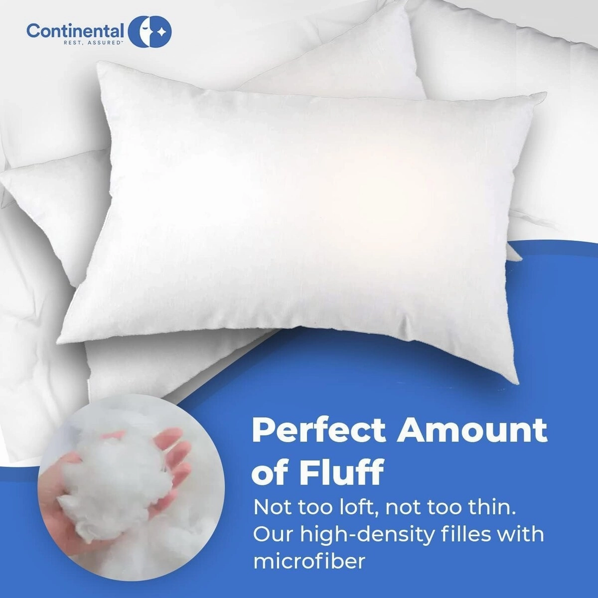 Affinity.SS.1 Down Alternative Bed Pillow, Super Standard
