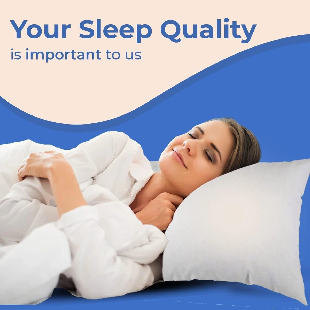 Affinity.SS.1 Down Alternative Bed Pillow, Super Standard