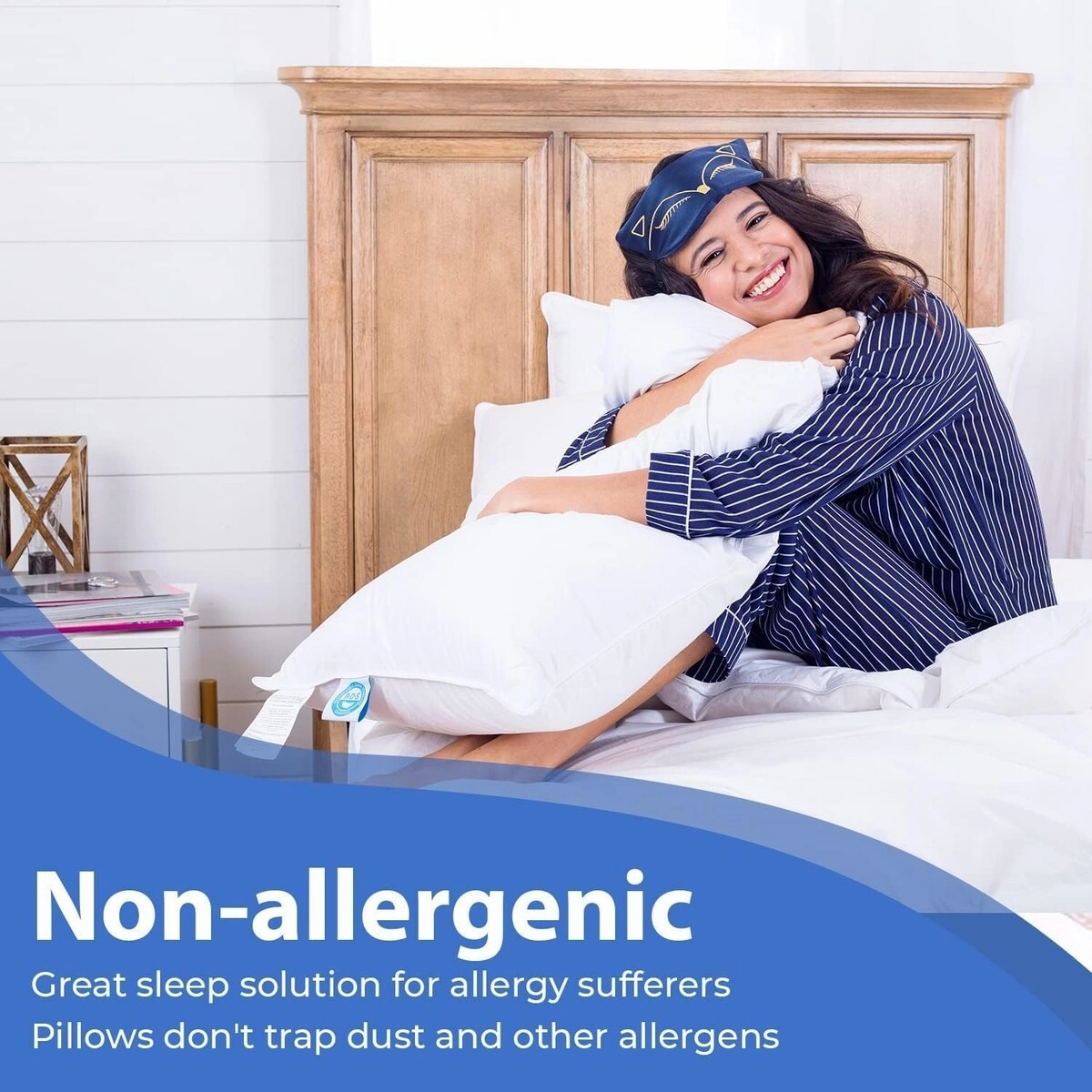Affinity.SS.1 Down Alternative Bed Pillow, Super Standard