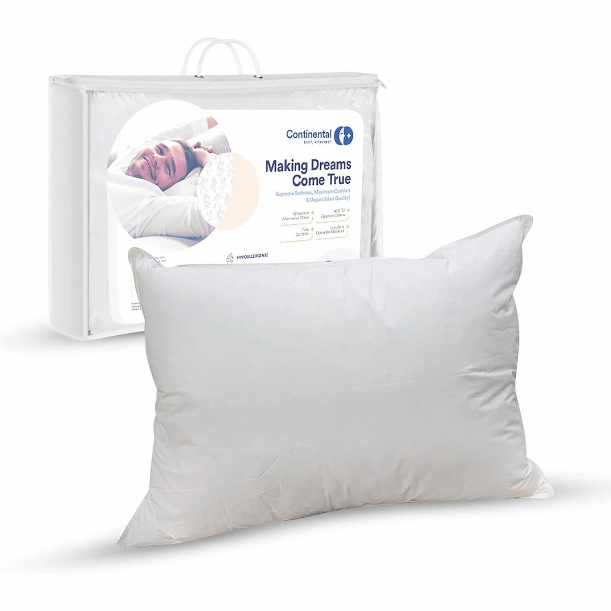 Affinity.SS.1 Down Alternative Bed Pillow, Super Standard pillows,bed pillow,sleeping cushion