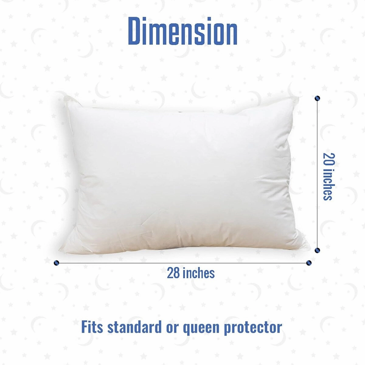 Affinity.SS.1 Down Alternative Bed Pillow, Super Standard