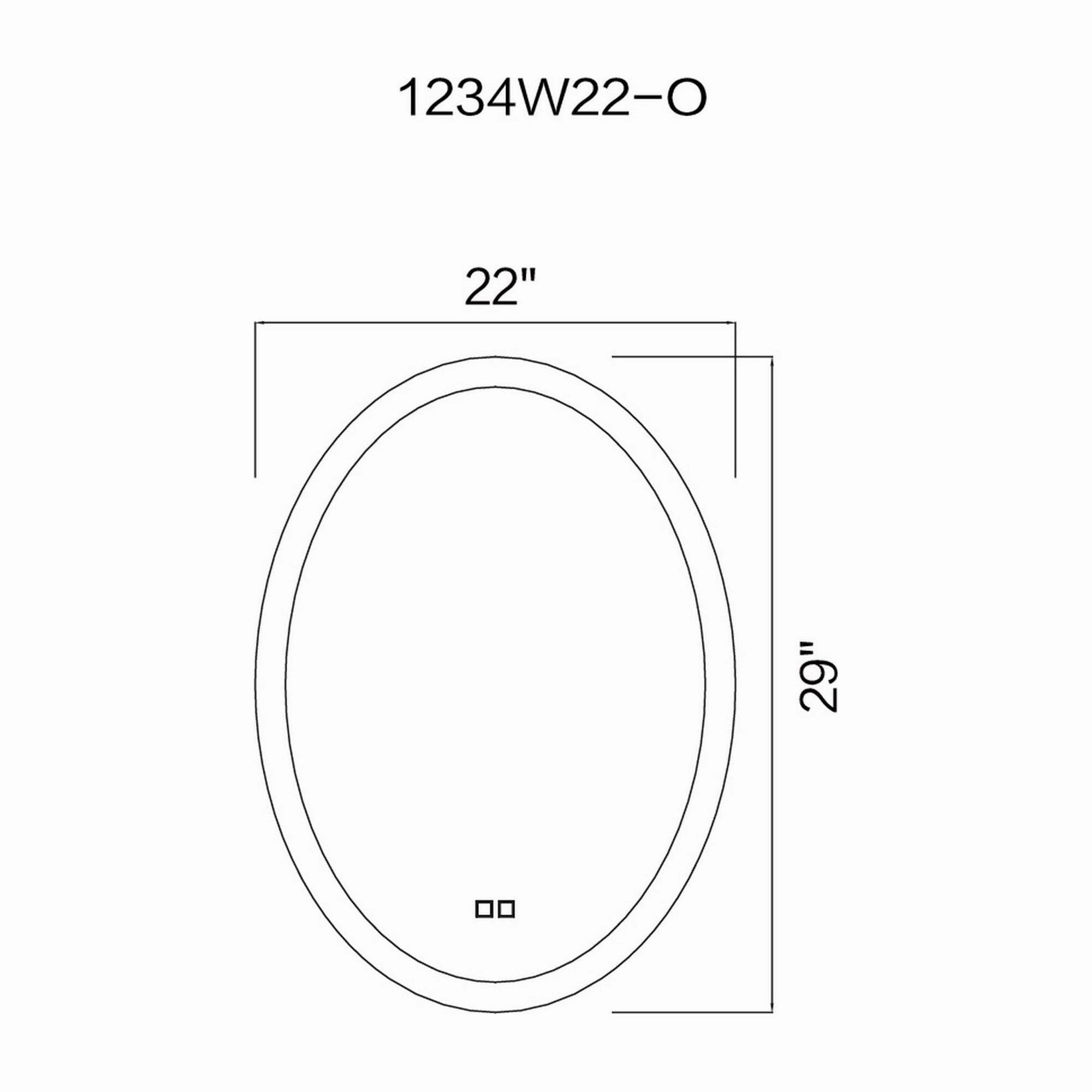 Agostino Lighted Mirror