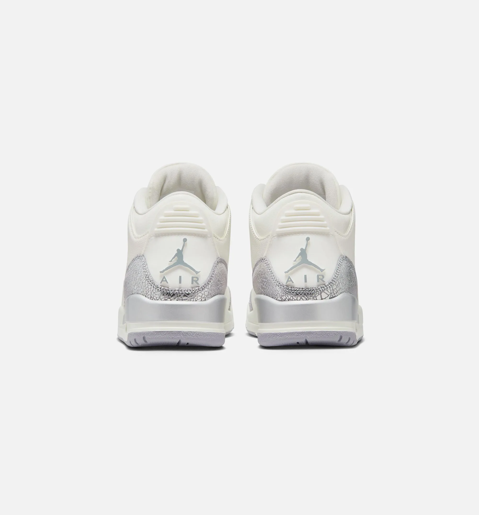 Air Jordan 3 Sail Cement Womens Lifestyle Shoe - Sail/Cement Grey/Metallic Silver Free Shipping