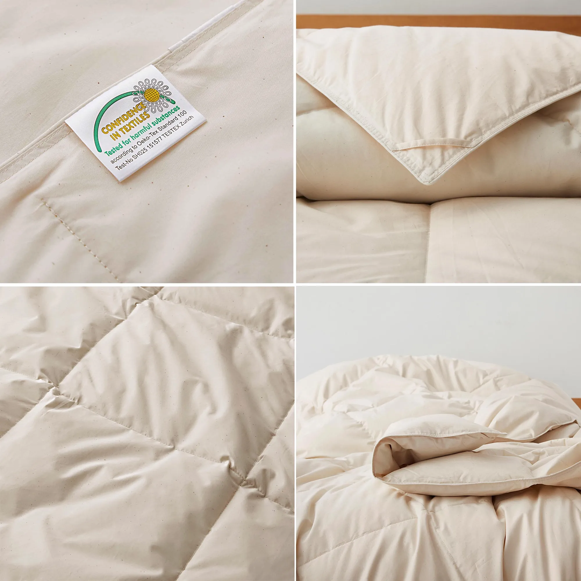 All Season Organic Cotton Comforter Down and Feather Fiber Fill Duvet Insert GOTS Cert ecco Shoes
