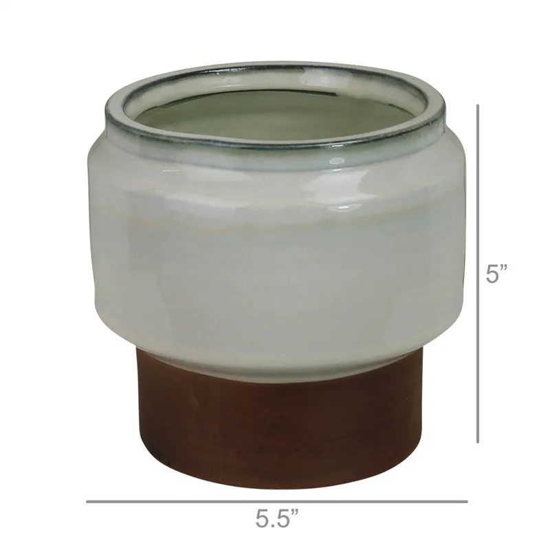 Alta Footed Vase, Ceramic - Sm