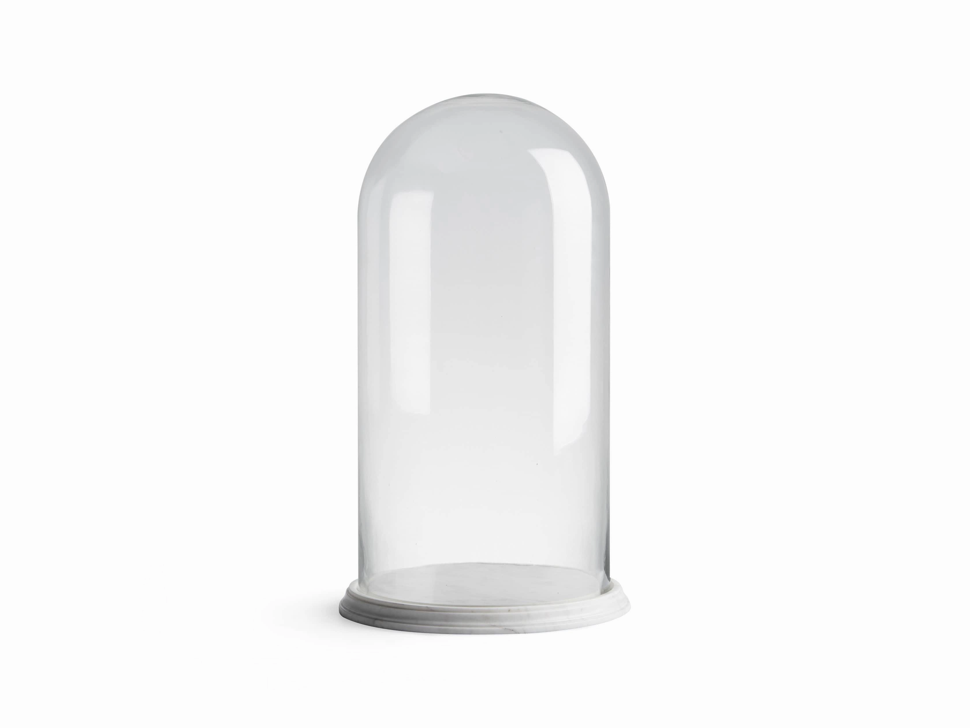 Altamura Glass Dome with Marble Base Home Decor & Accessories,decorative home accessories