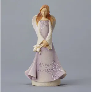 Always an Angel Friendship Mini Angel Figurine by Enesco Foundations Decorative Mirror,Home Decor Mirror