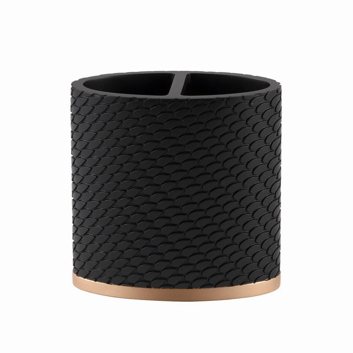 Amal Toothbrush Holder - Black/Gold Toothbrush Holder,Bathroom Organizer