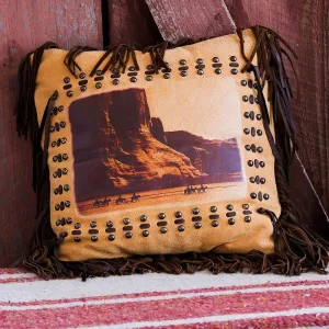 American Indians at the Mesa's Leather Pillow storage cart, utility cart