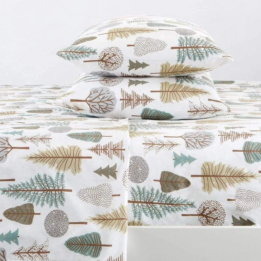 Among the Trees Microfiber Sheets pillow inserts, mattress pad