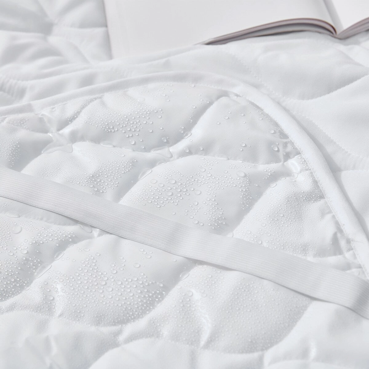 Anchor Band Waterproof Twin XL Mattress Protector - White