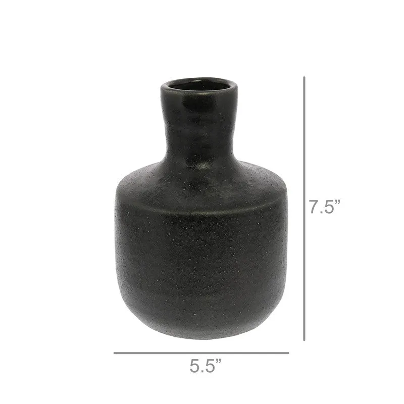 Anders Bottle Vase - Black