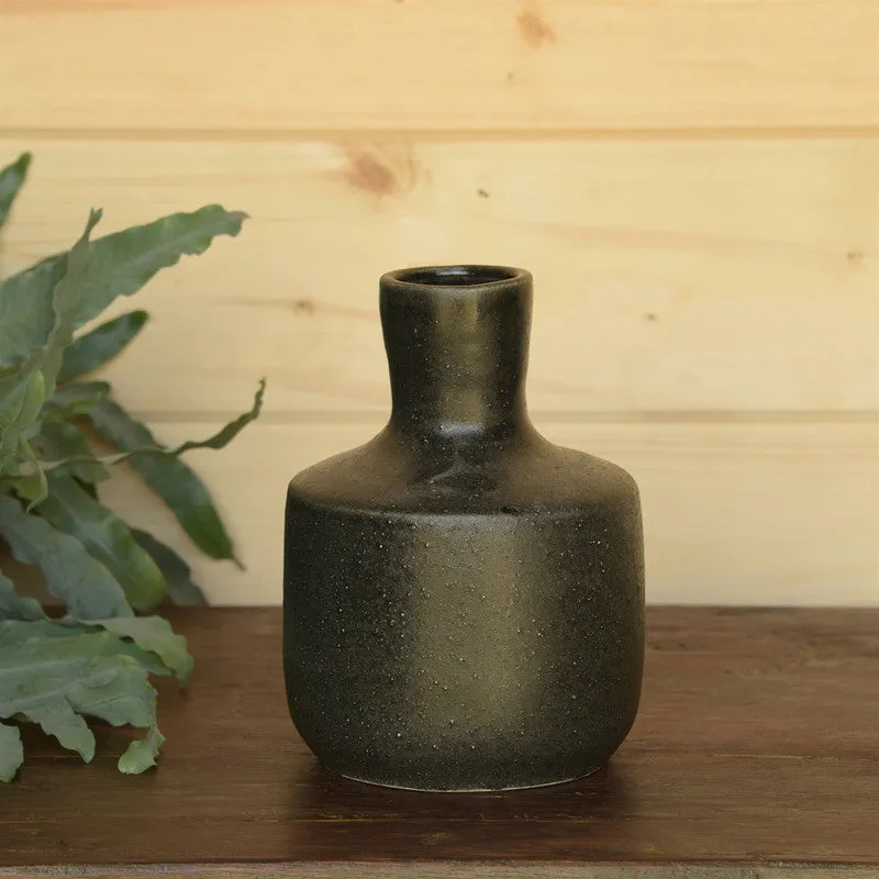Anders Bottle Vase - Black