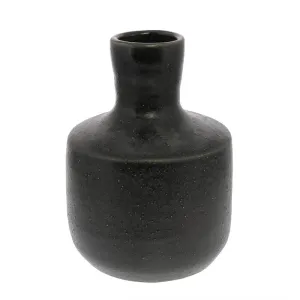 Anders Bottle Vase - Black Vase,Ceramic Vase