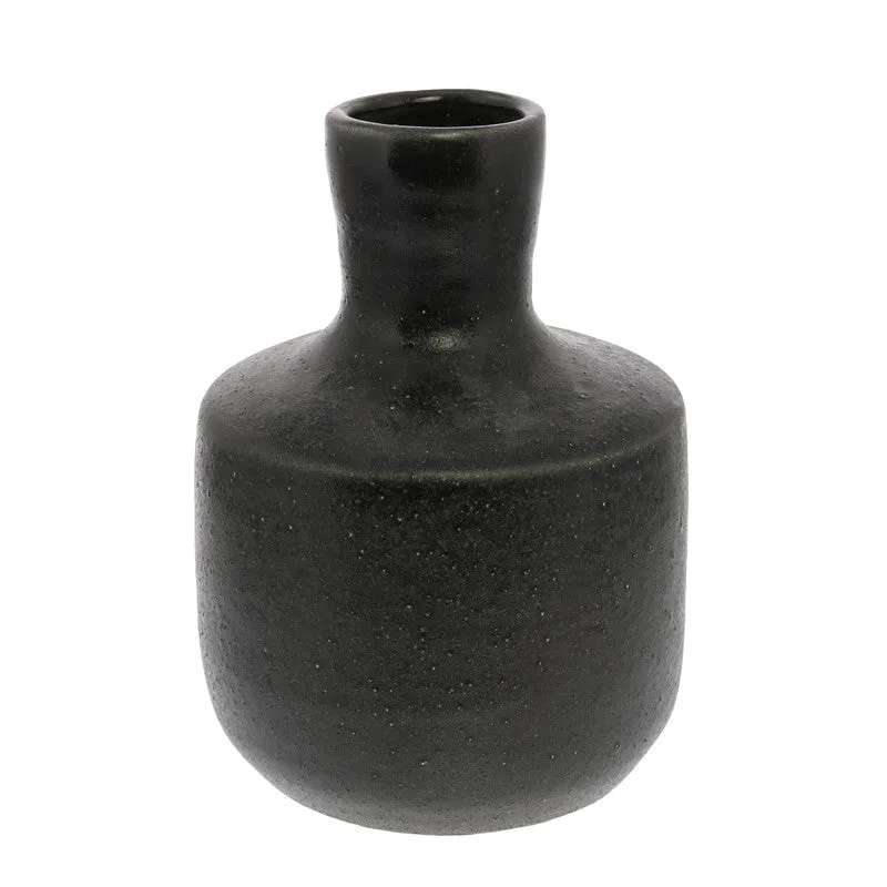 Anders Bottle Vase - Black Vase,Ceramic Vase
