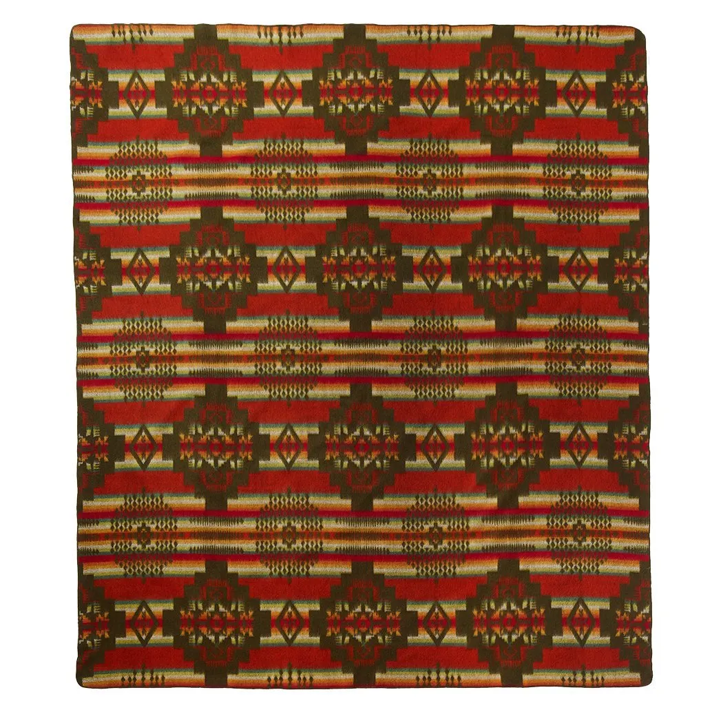Andes Forest Southwestern Queen-Sized Blanket