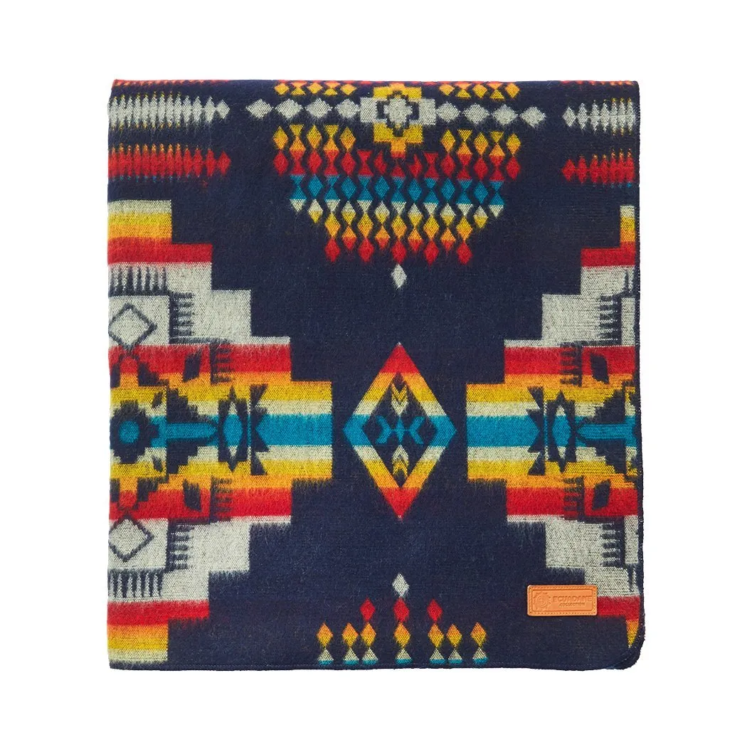 Andes Midnight Artisan-Made Queen-Sized Blanket