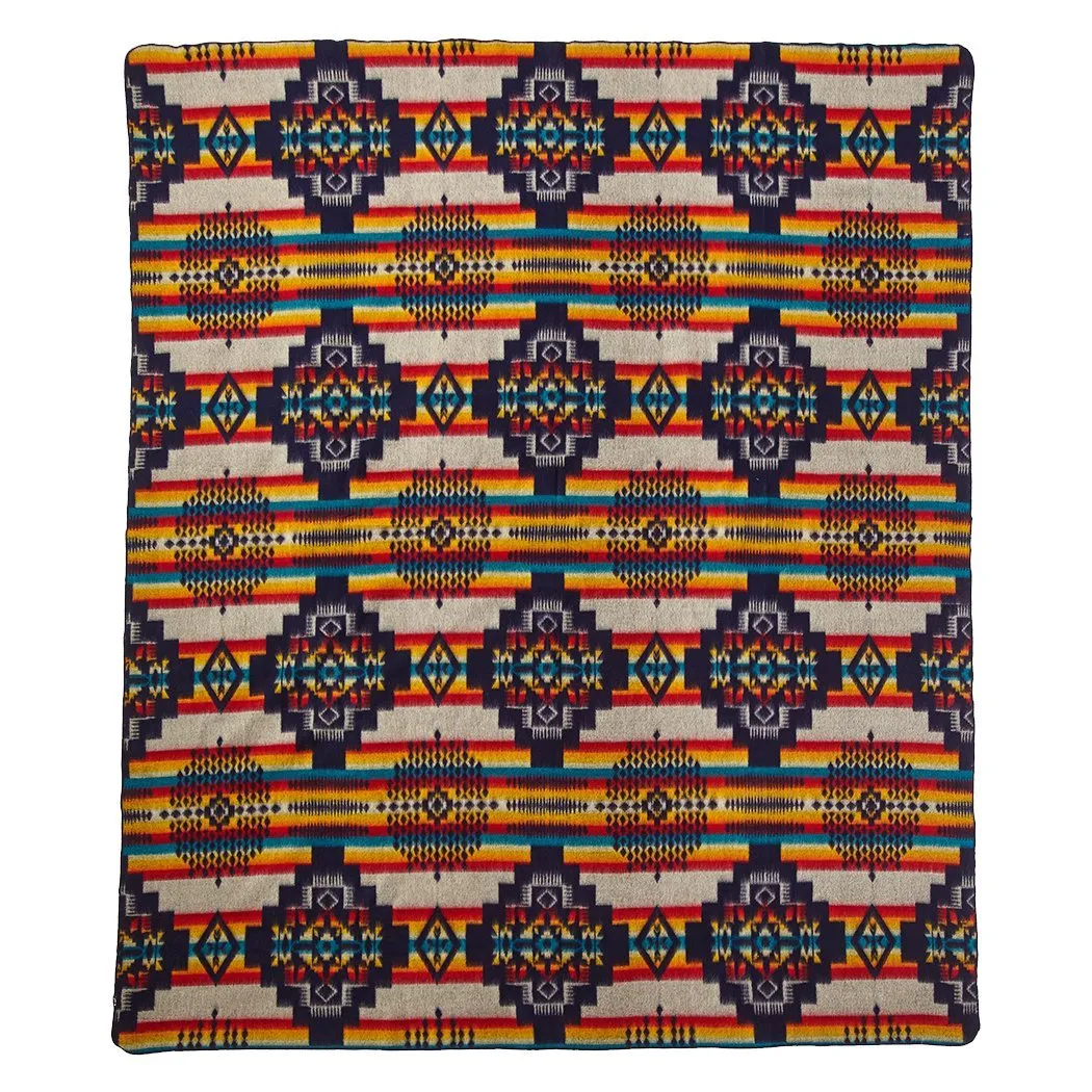 Andes Midnight Artisan-Made Queen-Sized Blanket