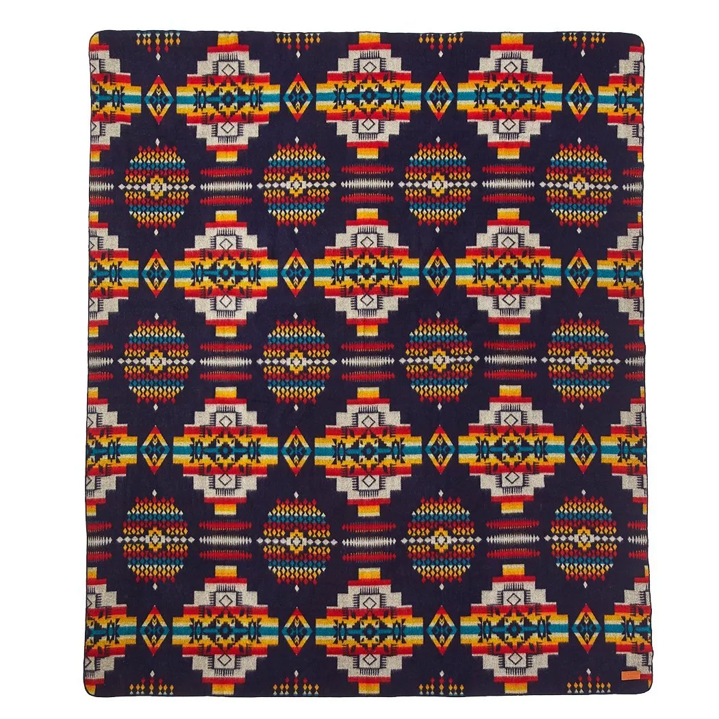 Andes Midnight Artisan-Made Queen-Sized Blanket