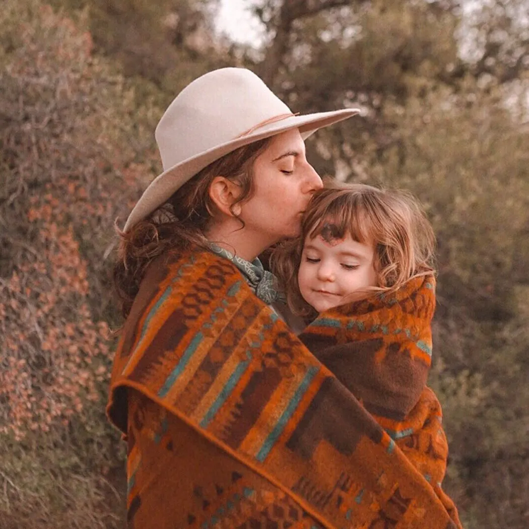 Andes Mountain Artisan-Made Queen-Sized Blanket