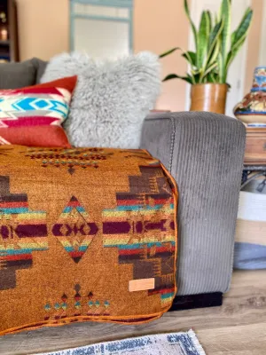 Andes Mountain Artisan-Made Queen-Sized Blanket storage cart, utility cart