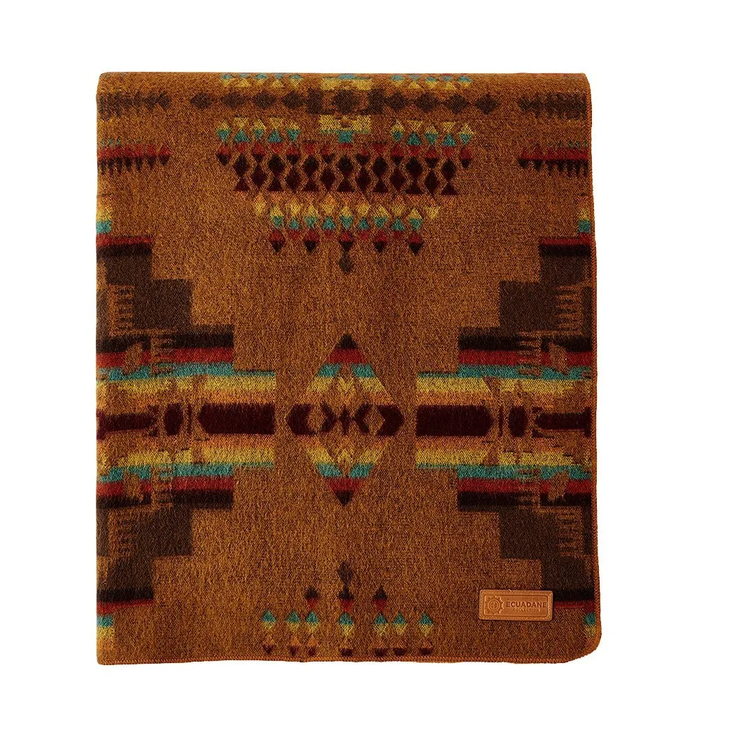 Andes Mountain Artisan-Made Queen-Sized Blanket
