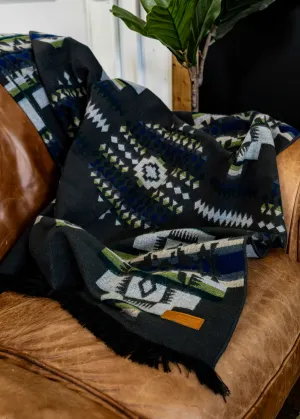 Andes Storm Throw Blanket bookcase, standing shelf