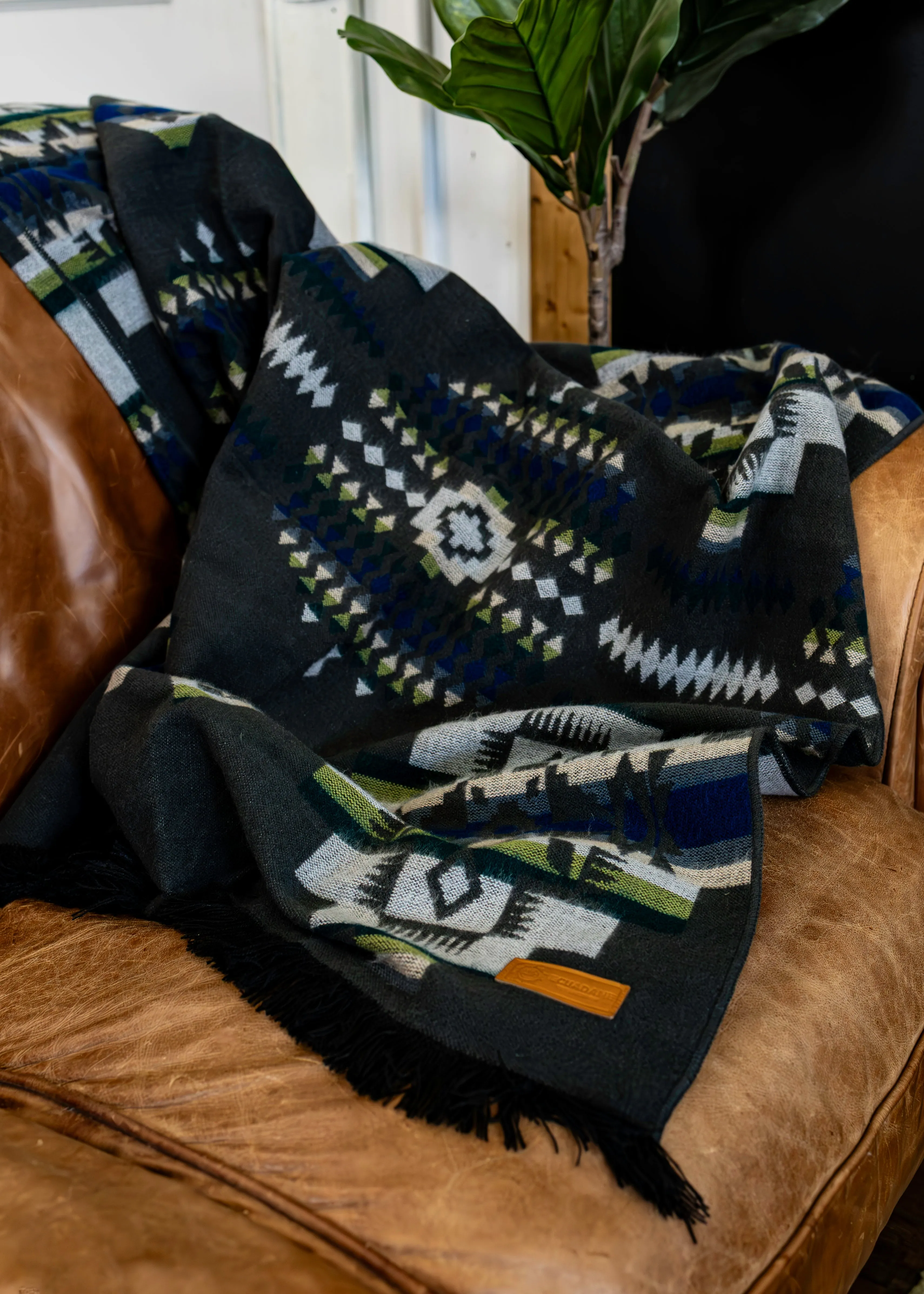 Andes Storm Throw Blanket bookcase, standing shelf