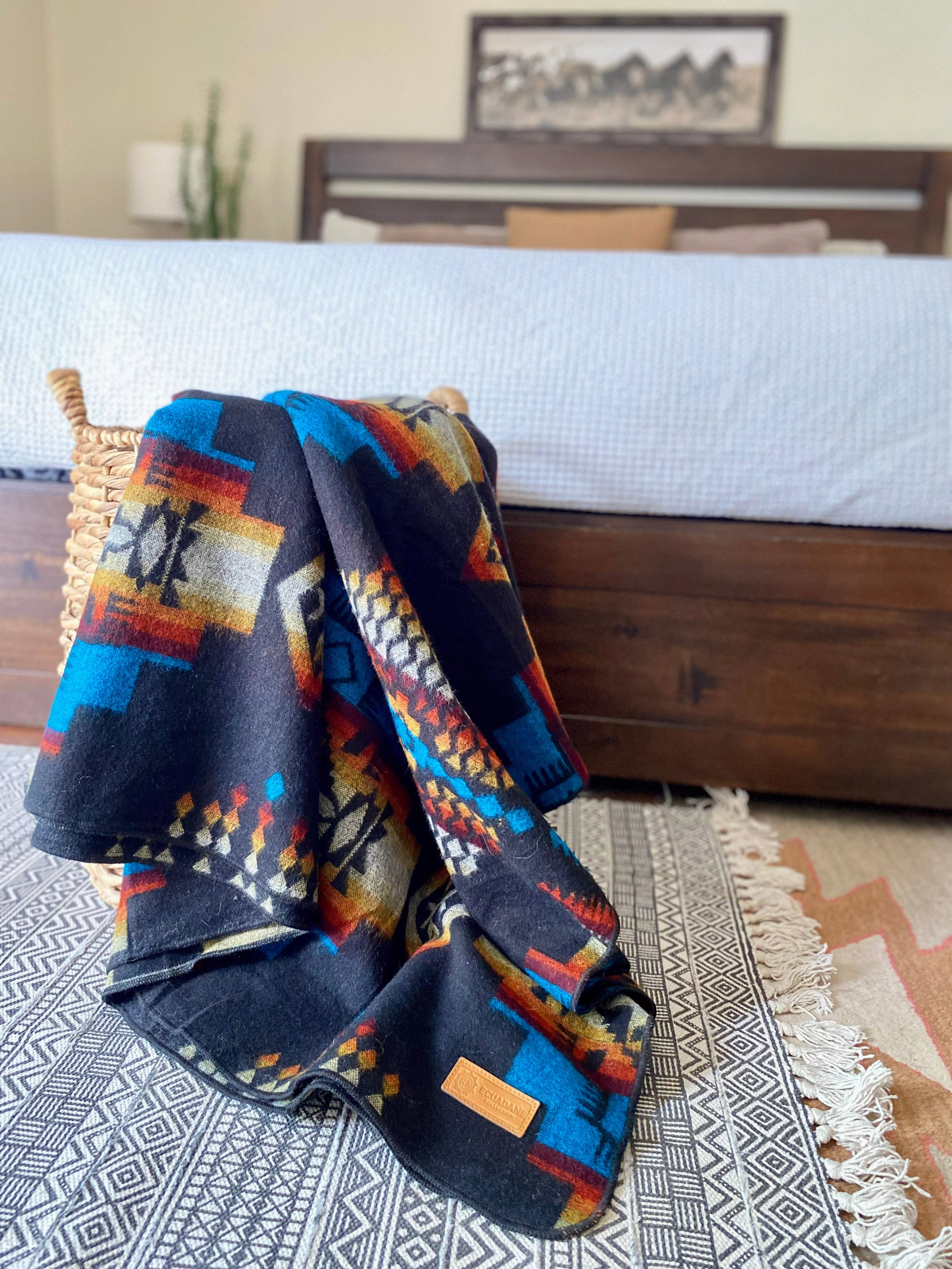 Andes Cliffside Southwestern Queen-Sized Blanket