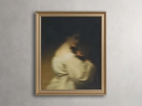 Angel in the Marble Framed Print Wall Art,canvas wall art set