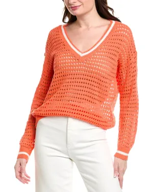 ANNA KAY Sergia Open Knit Cashmere-Blend Sweater
