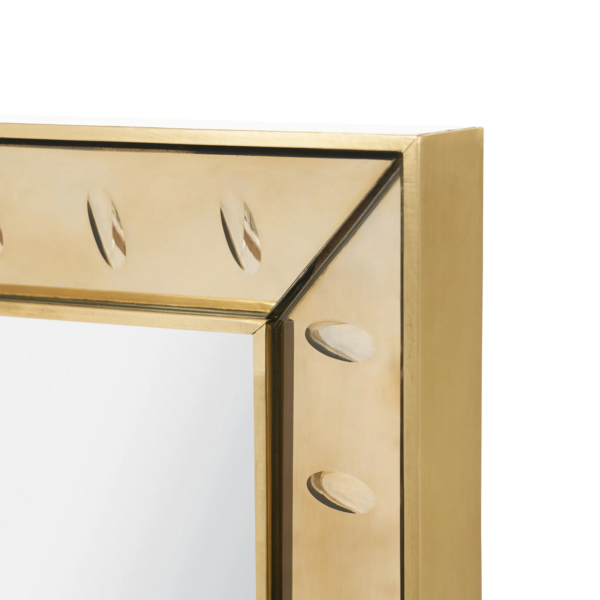 Antique Champagne Reese Mirror