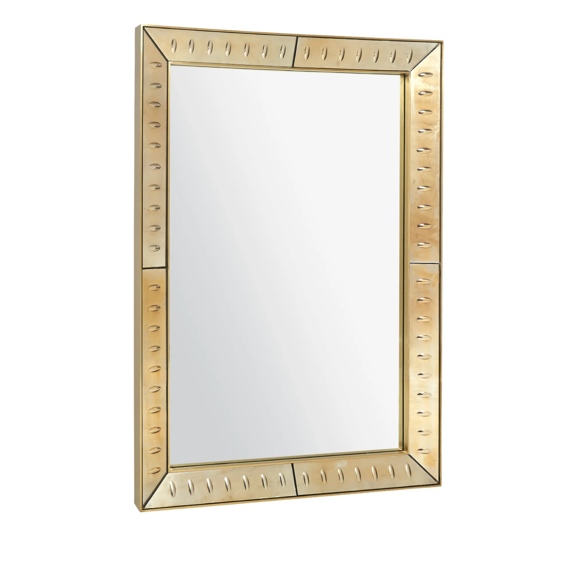Antique Champagne Reese Mirror