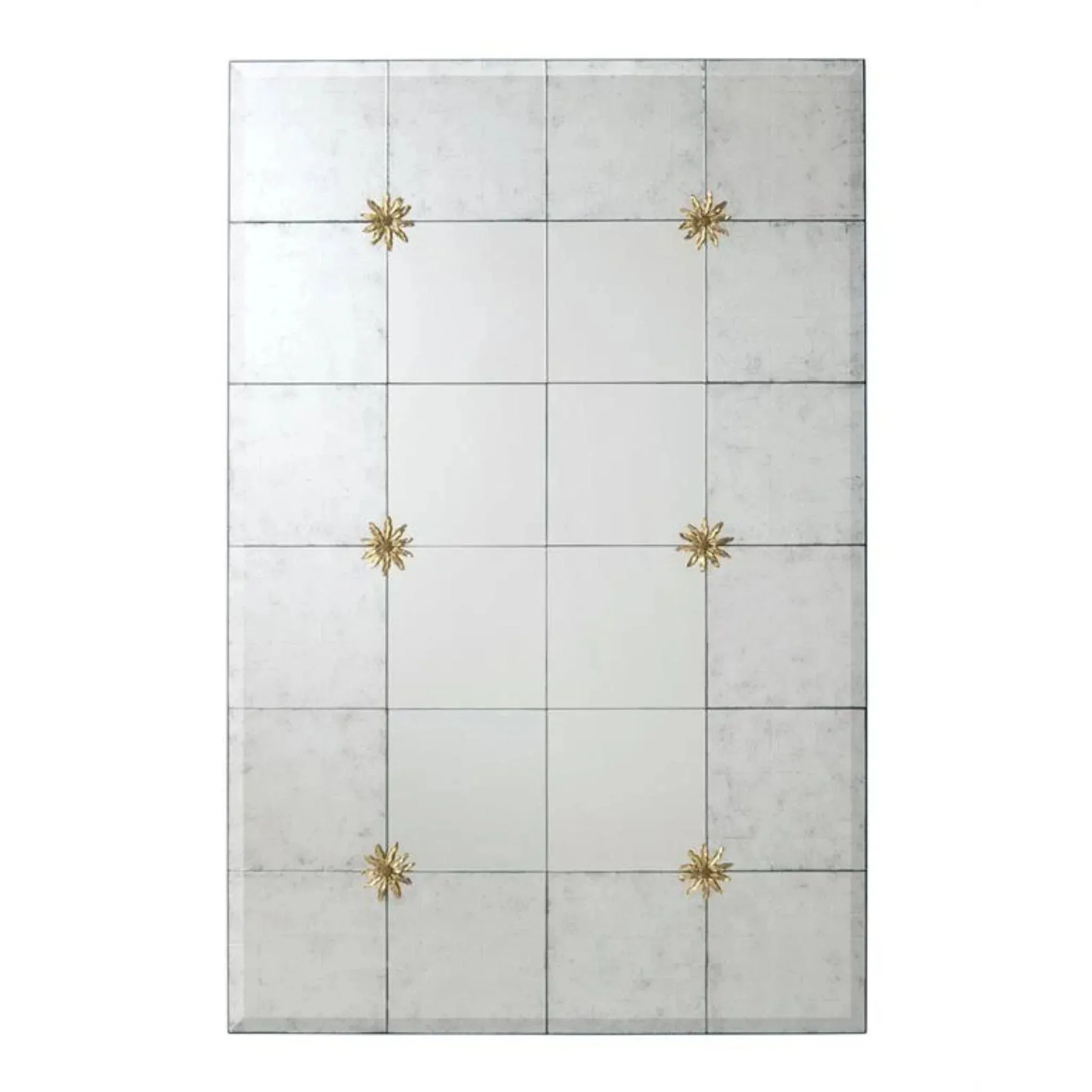 Antique Mirror Panels with Brass Floral Decos Cutting Board,Kitchen Board