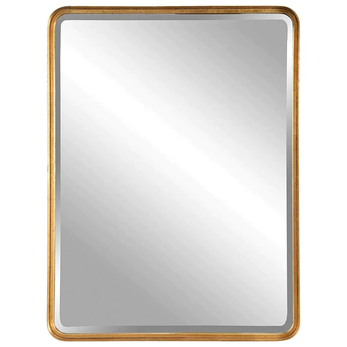 Antiqued Gold Finish Deep Metal Band Wall Mirror Cutting Board,Kitchen Board