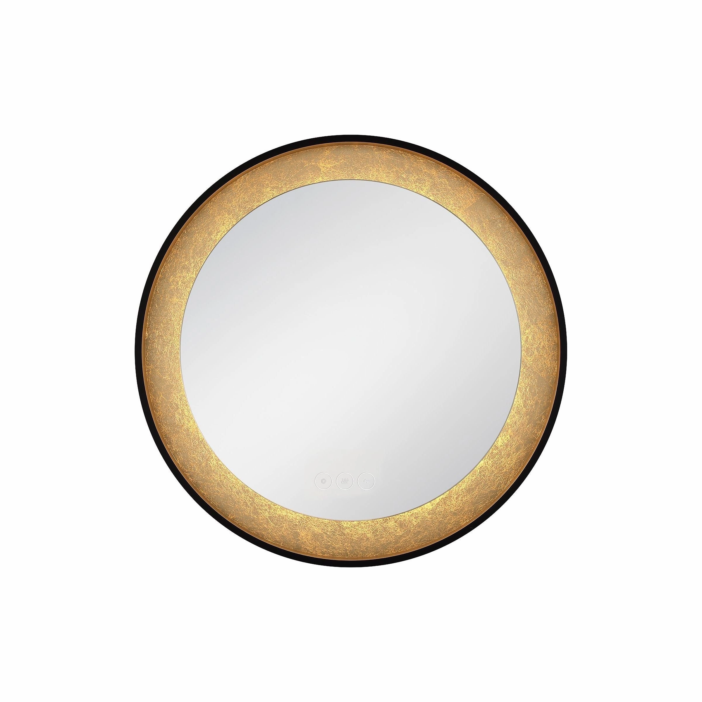 Anya 30x30" LED Mirror Wall Decor,modern wall decor set