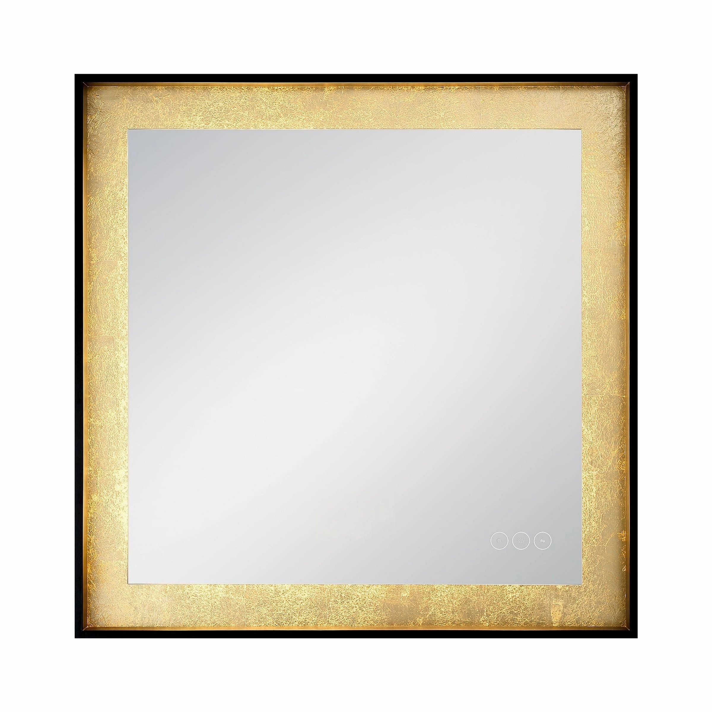 Anya 32x32" LED Mirror Wall Decor,modern wall decor set