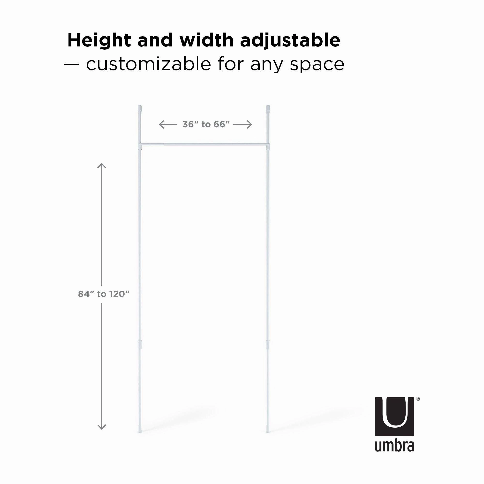 Anywhere Expandable Curtain Rod & Room Divider