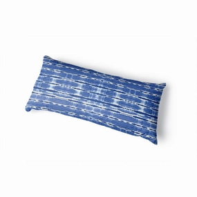 AQUARELLE SHIBORI Body Pillow By Nancy Green - Blue pillows,bed pillow,sleeping cushion