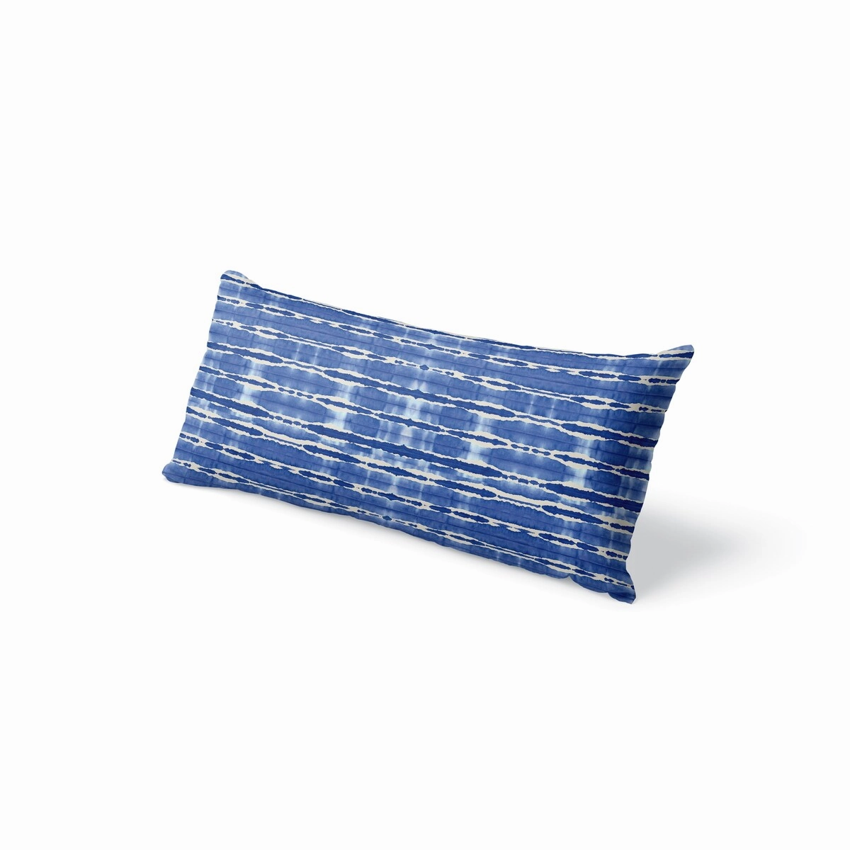 AQUARELLE SHIBORI Body Pillow By Nancy Green - Blue