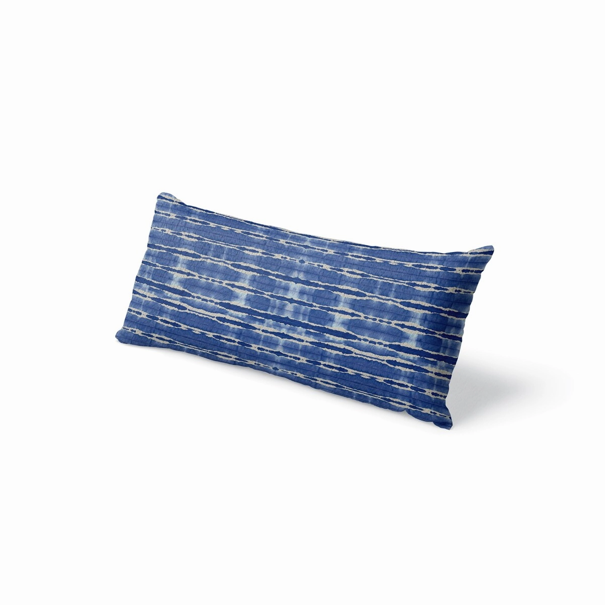 AQUARELLE SHIBORI Body Pillow By Nancy Green - Blue