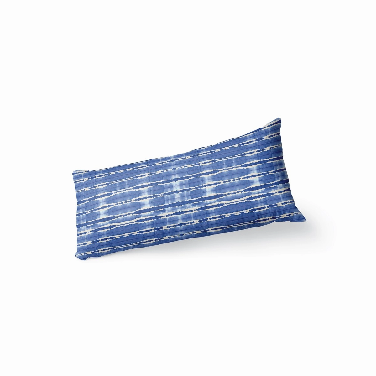 AQUARELLE SHIBORI Body Pillow By Nancy Green - Blue