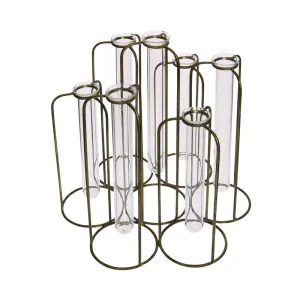 Archer Cluster Vase - 7 Tubes Vase,Ceramic Vase