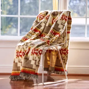 Artisan-Made Southwestern Blanket - Andes Beach Throw storage cart, utility cart