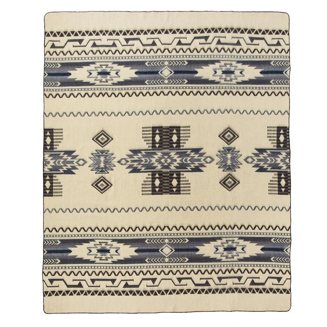 Artisan-Made Southwestern Blanket - Antisana Sky